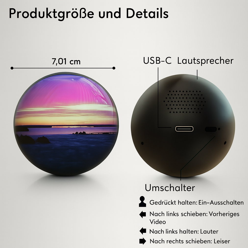 Magische Weihnachtskugel